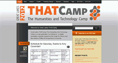 Desktop Screenshot of 2012.greatlakesthatcamp.org