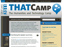 Tablet Screenshot of 2011.greatlakesthatcamp.org